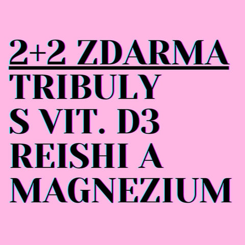 2+2 GRATIS: Tribulus con vitamina D3 + magnesio + Reishi