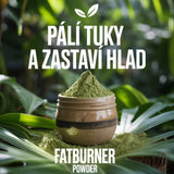 1+1 GRATIS: Quemador de grasa súper potente FATBURNER Powder con quitosano para reducir el apetito