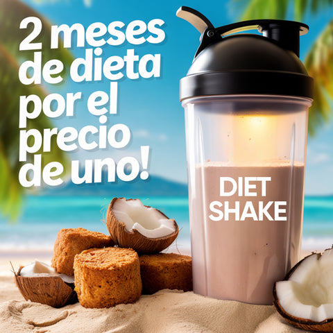 DIET SHAKE 1+1 GRATIS ¡2 meses de dieta por el precio de uno!