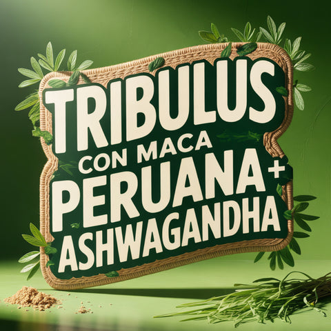 Paquete 1 + 1 GRATIS, Tribulus con Maca Peruana + Ashwagandha