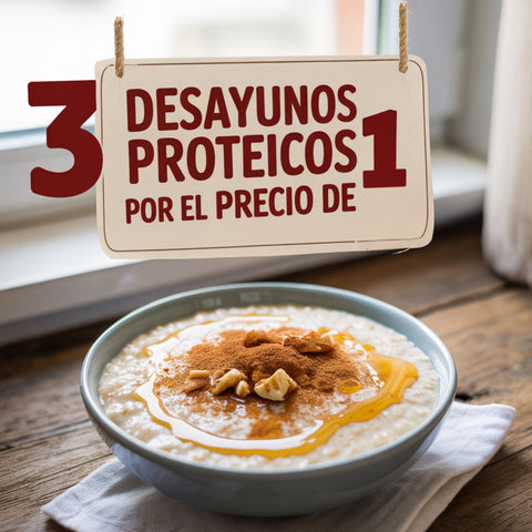 3 desayunos proteicos por el precio de 1
